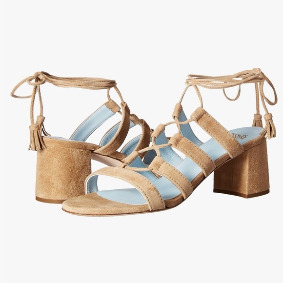 Frances Valentine | Jade Ankle Gladiator Heels - Picture 2 of 10